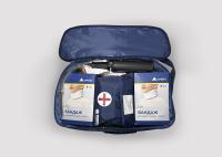 Укладка для оказания медицинской помощи несовершеннолетним в образовательных организациях (травматологическая детская) УПНтд в чехле-сумке ЧСп-01 с детским матрасом вакуумным