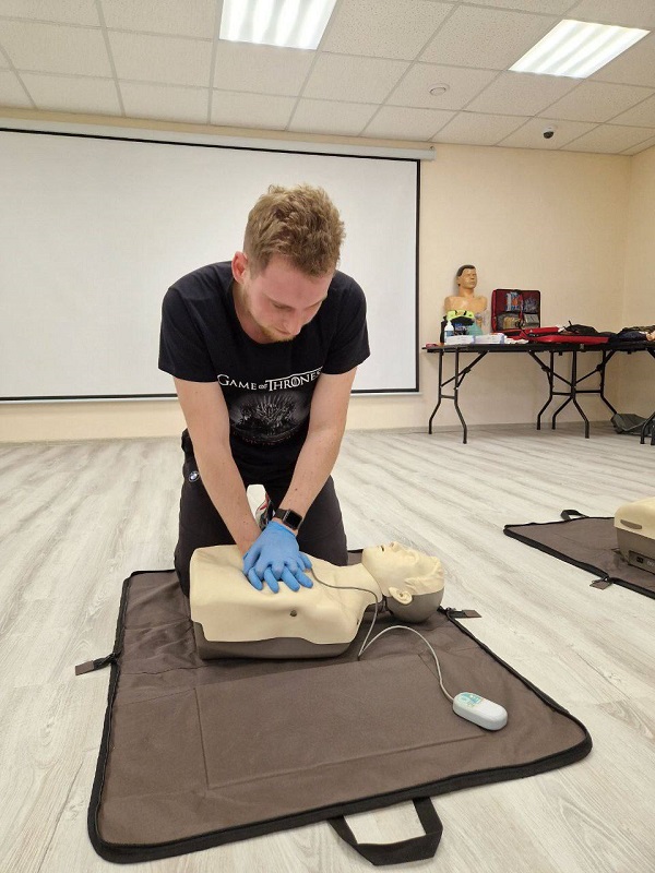 Первый тренинг по первой помощи!