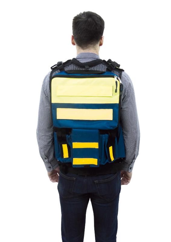 Load-bearing vest ZHR—01, blue