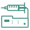 Portable syringe driver (pump)