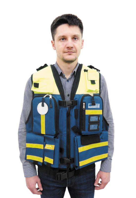 Load-bearing vest ZHR—01, blue