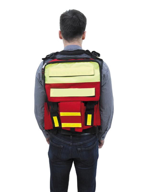 Load-bearing vest ZHR—01, red