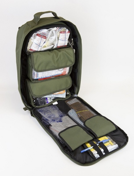 Набор первой помощи НПП (расширенный) исполнение 2, в рюкзаке «ВОЛОНТЕР-4», цвет олива