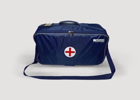 Укладка для оказания медицинской помощи несовершеннолетним в образовательных организациях (травматологическая подростковая) УПНтп в чехле-сумке ЧСп-01  с взрослым матрасом вакуумным