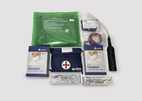 Укладка для оказания медицинской помощи несовершеннолетним в образовательных организациях (травматологическая подростковая) УПНтп в чехле-сумке ЧСп-01  с взрослым матрасом вакуумным
